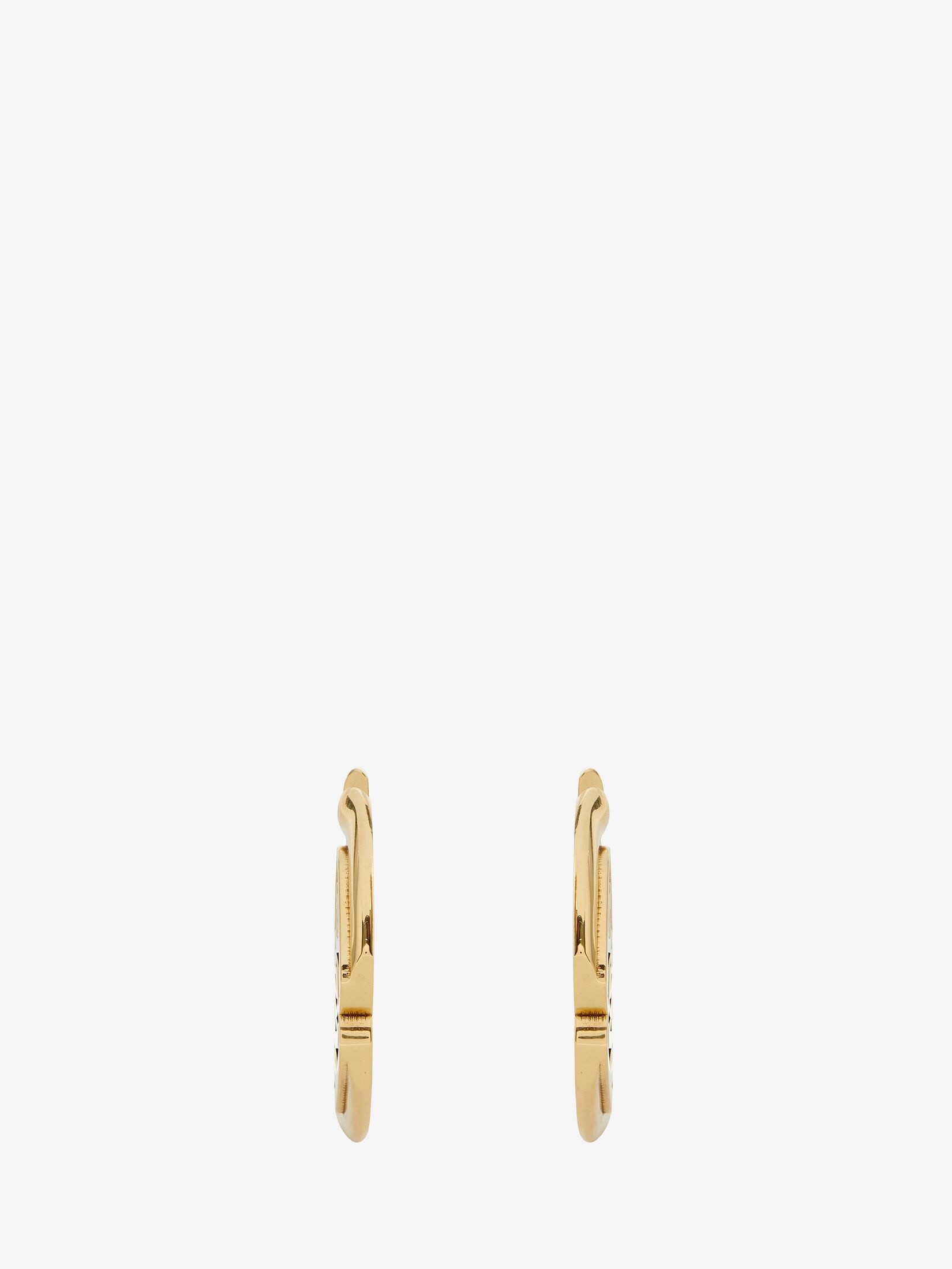 Women's Seal Logo Earrings in Gold - 3