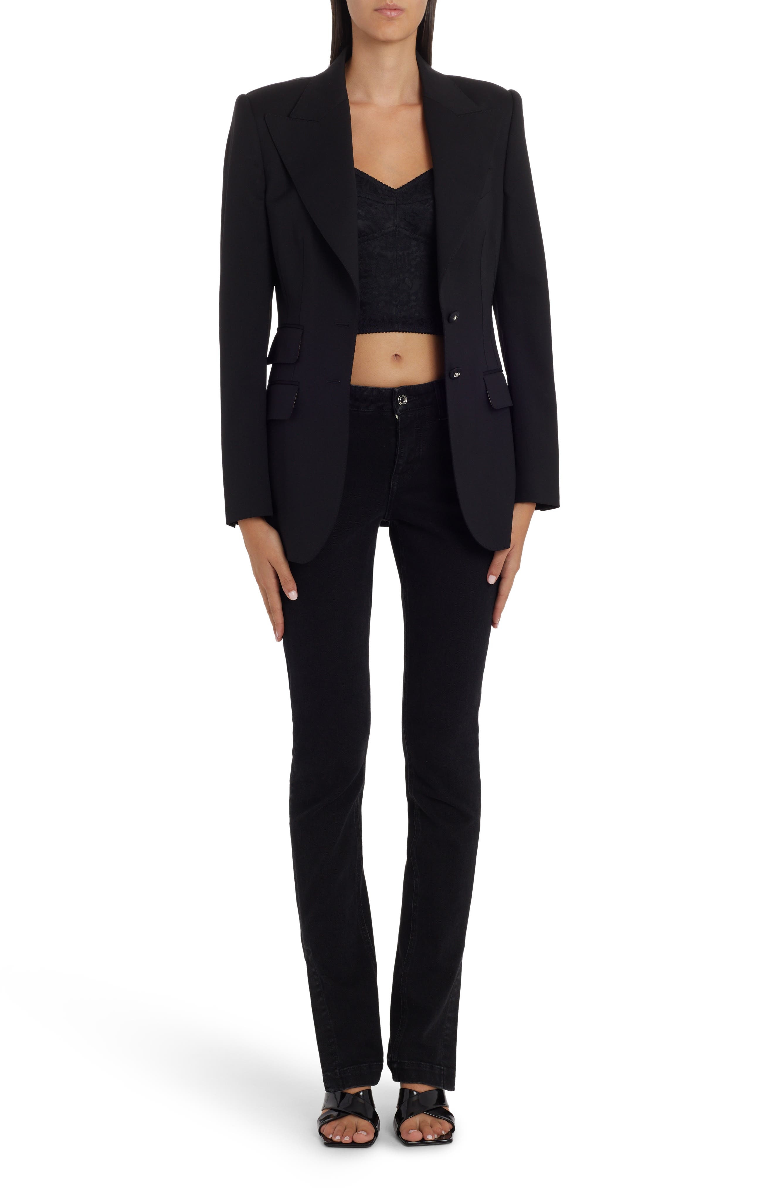 Turlington Stretch Wool Blazer - 7