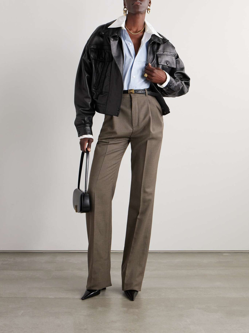 SAINT LAURENT bomber jacket in lambskin outlook