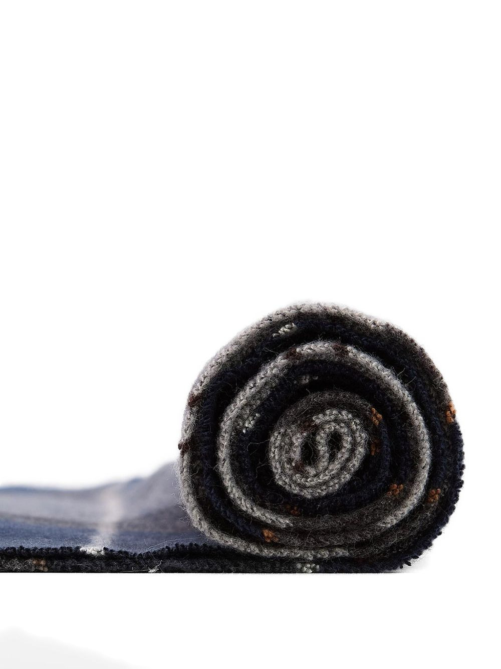tartan-fringed scarf - 4