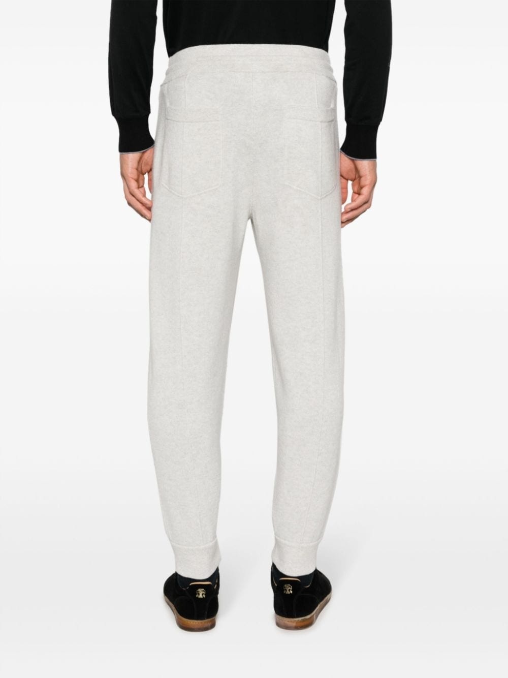 cashmere track trousers - 4