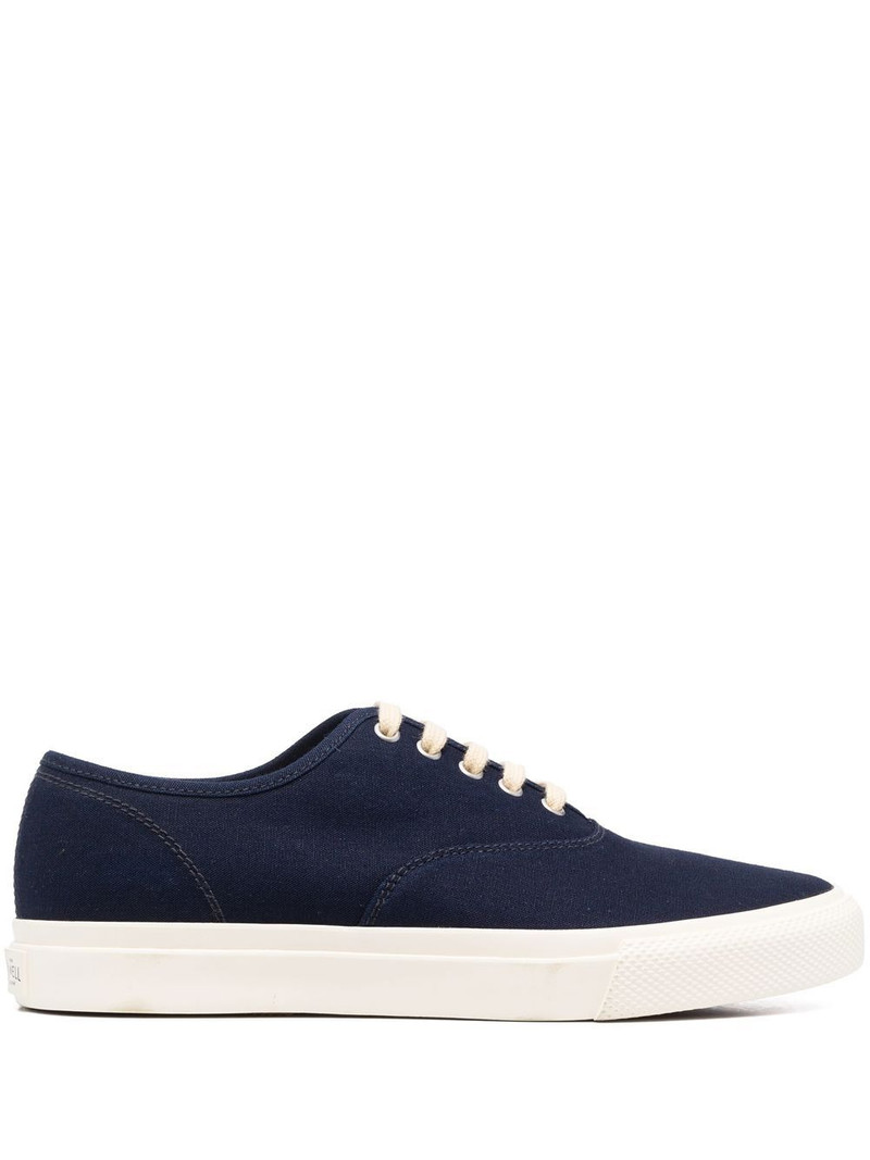 denim low-top sneakers 1