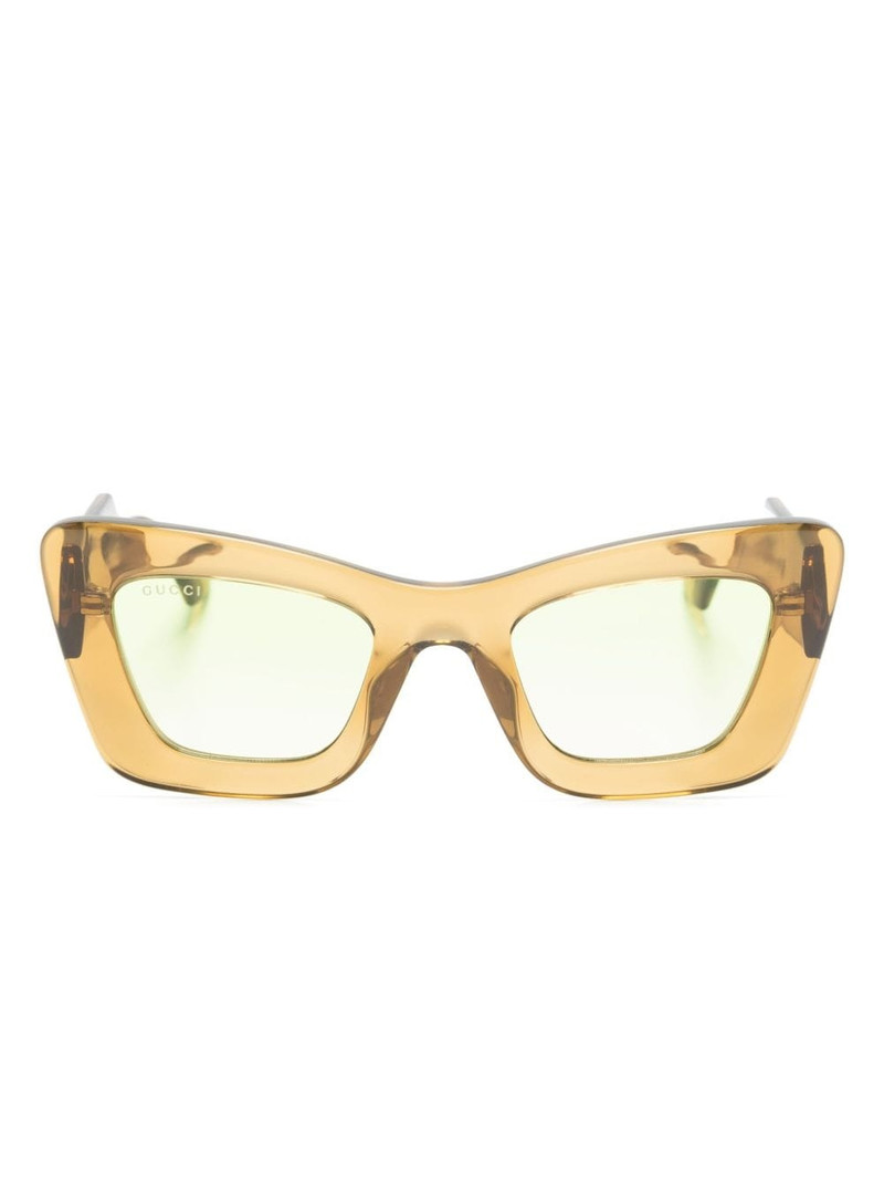 transparent oversize-frame sunglasses 1