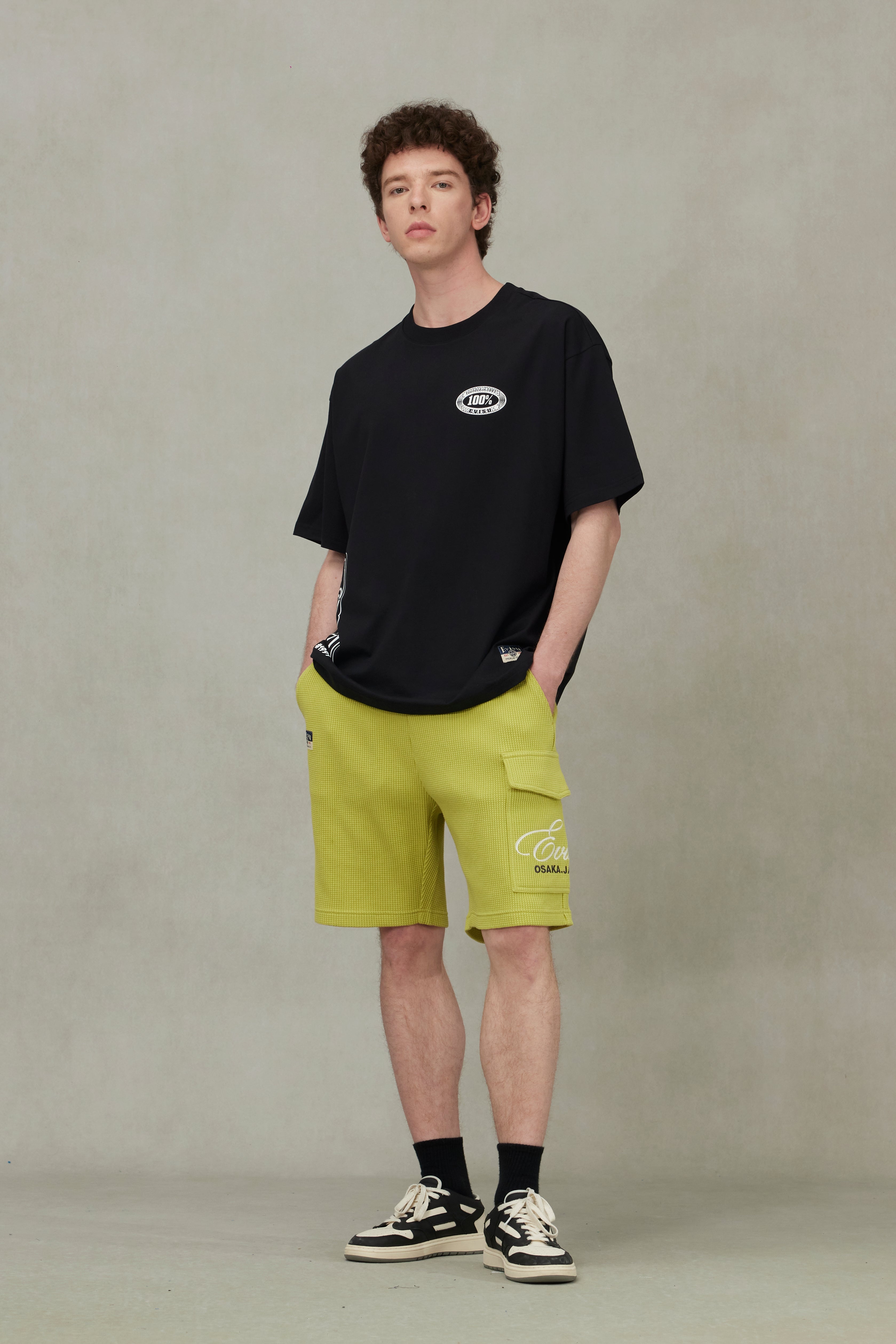 Logo and Daicock Print Loose Fit T-Shirt - 3