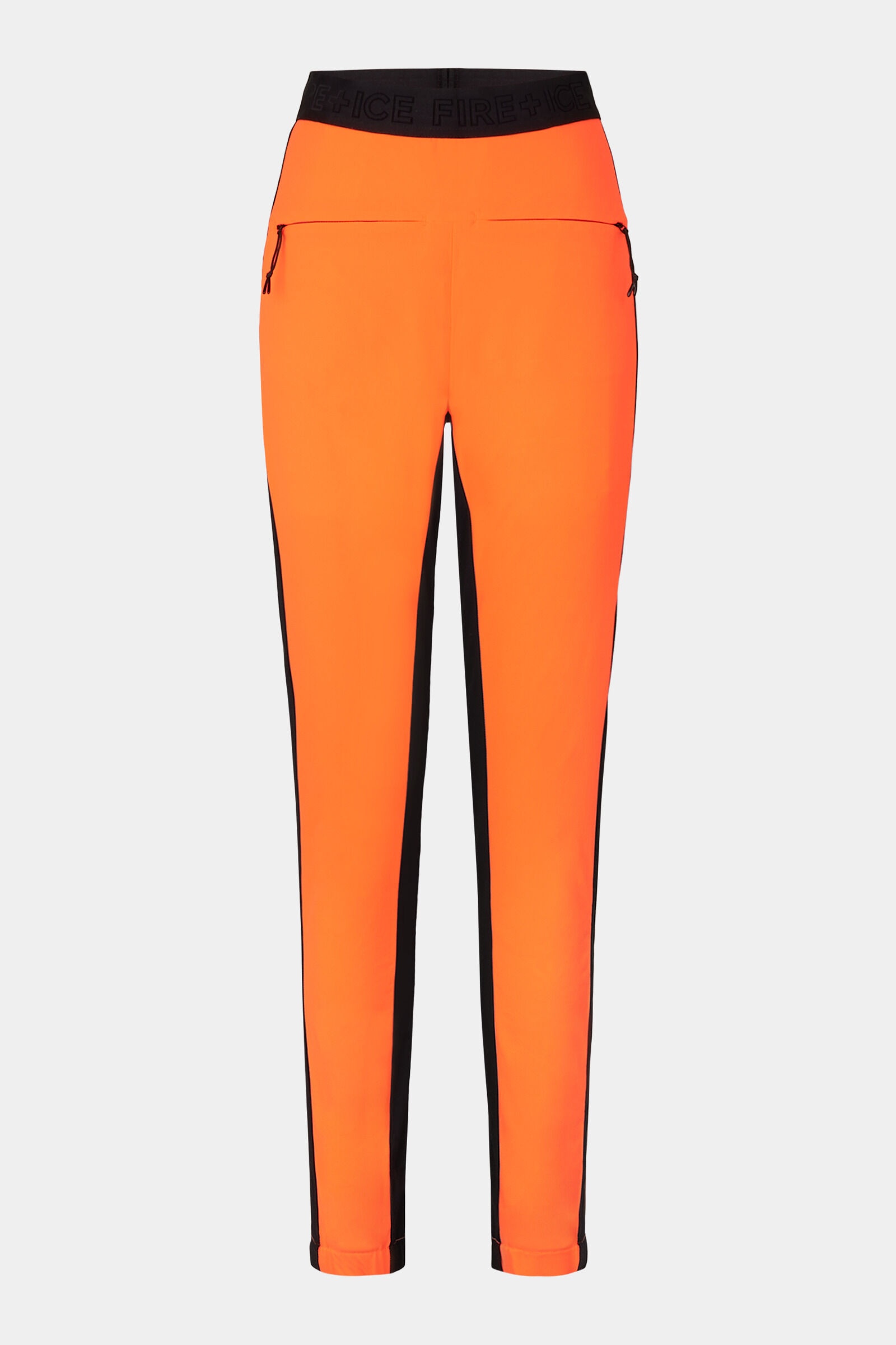 Susi Stretch pants in Neon orange/Black - 1