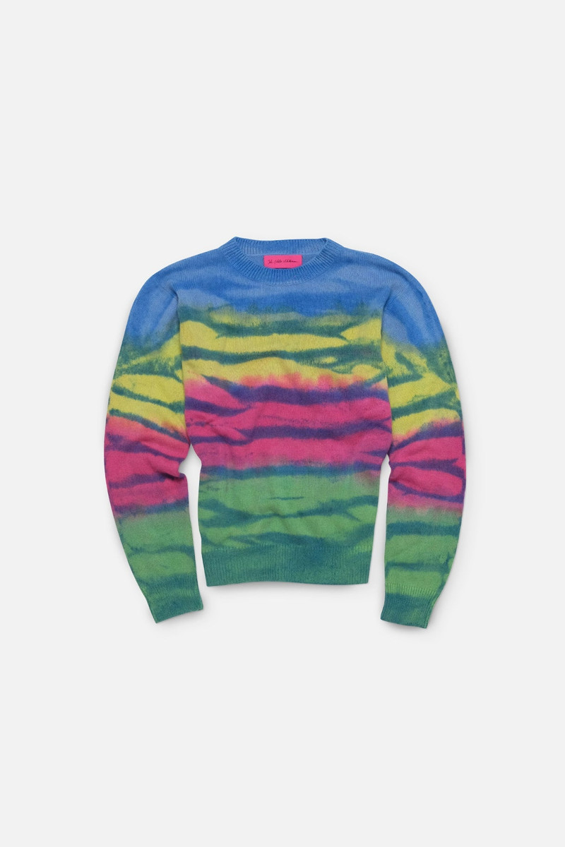 FRANK STRIPE DYED CASHMERE CREW 1