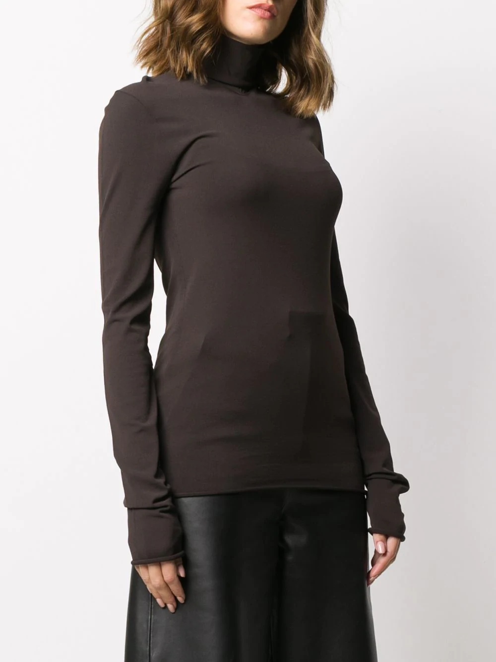 Techno Skin roll neck sweater - 3