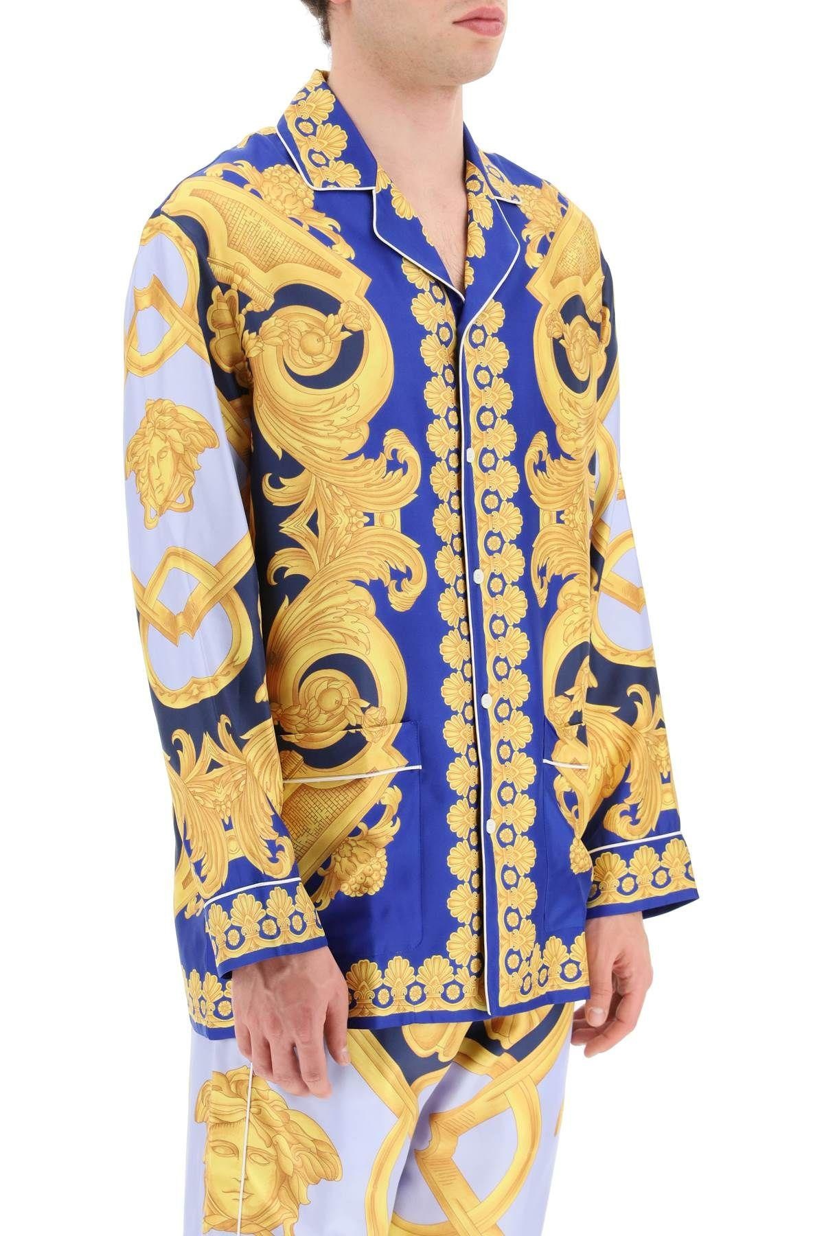 'BAROCCO 660' SILK PAJAMA SHIRT VERSACE - 3