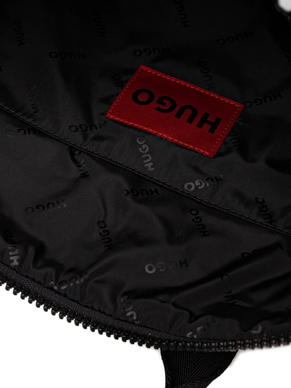 logo-patch laptop bag - 4