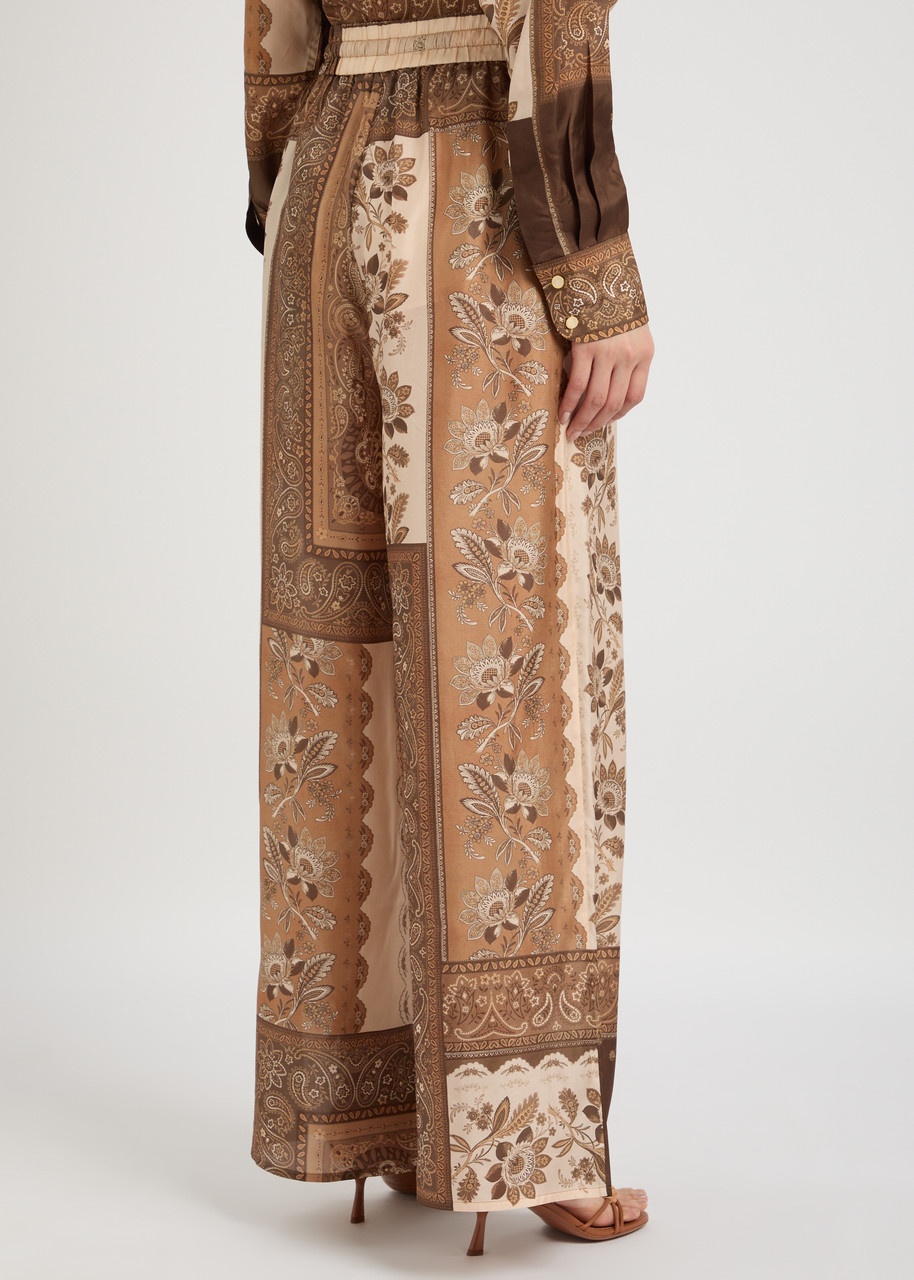 Zimmermann Lucky Printed Silk Trousers - 3