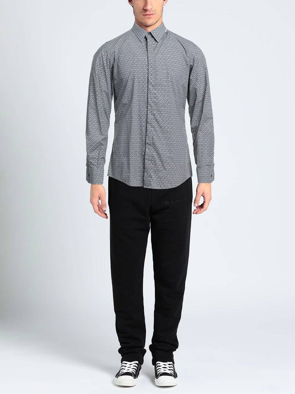 Dolce & Gabbana Gray Check Formal Shirt - 2