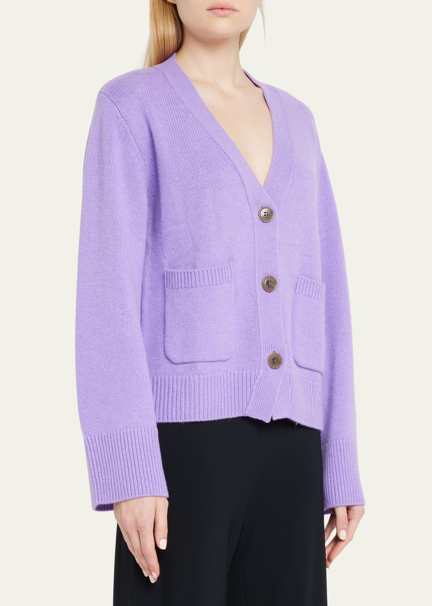 Danni Cashmere Pocket Cardigan - 4