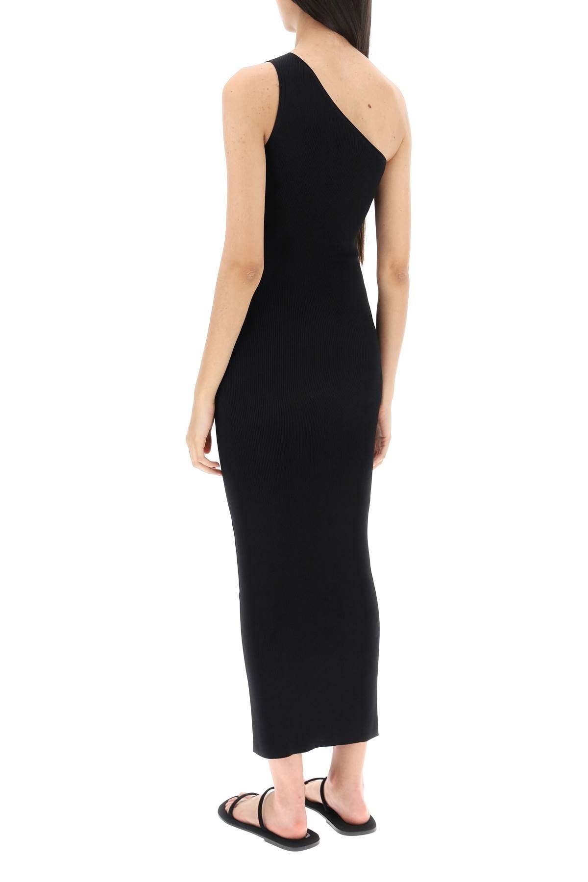 Toteme One-Shoulder Maxi Dress In Ribbed Knit Women - 3