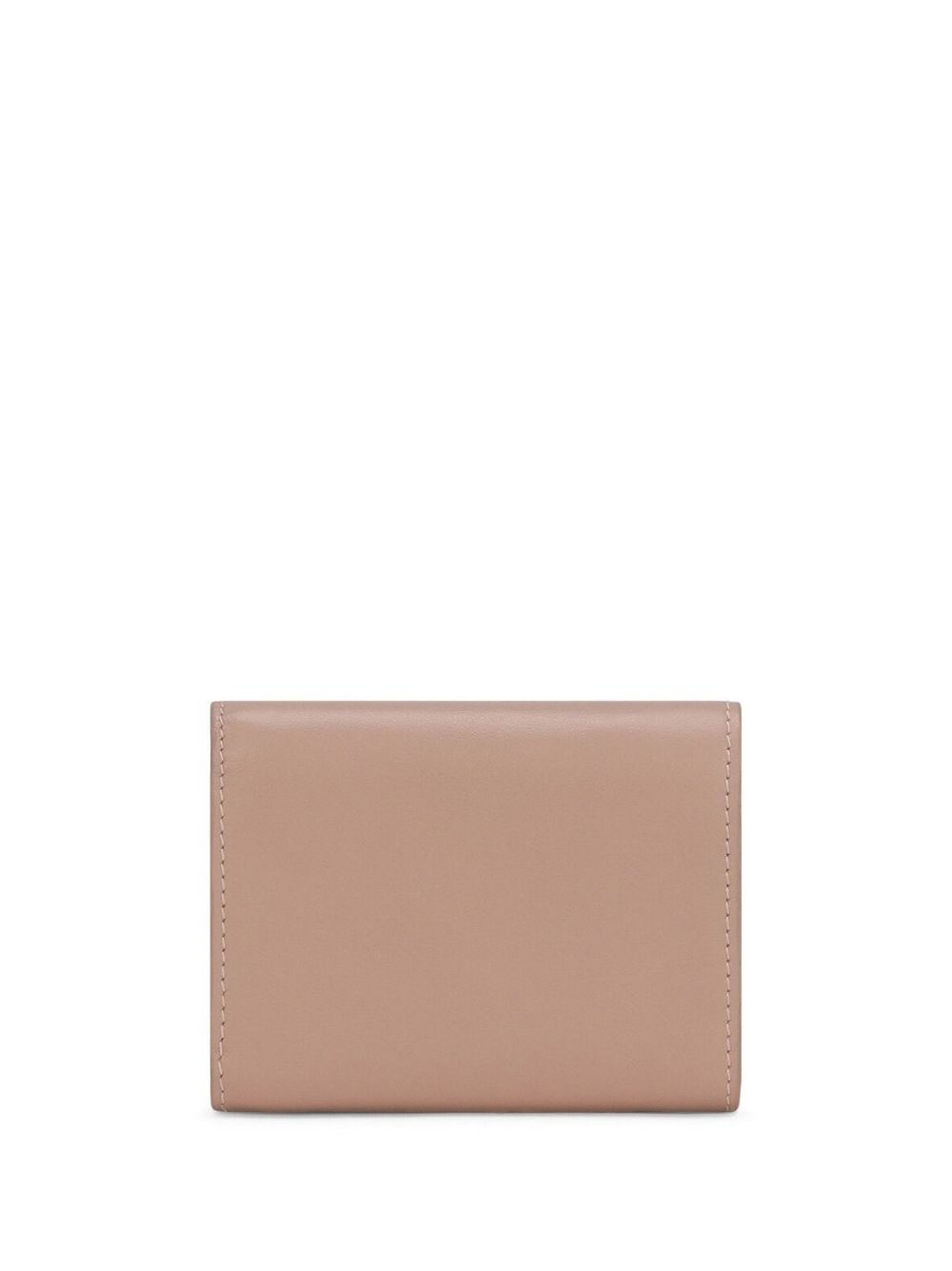 DG-logo leather folded wallet - 2