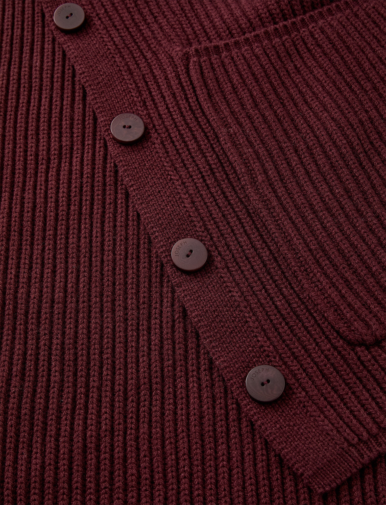 Light Cardigan Stitch Button Scarf - 7