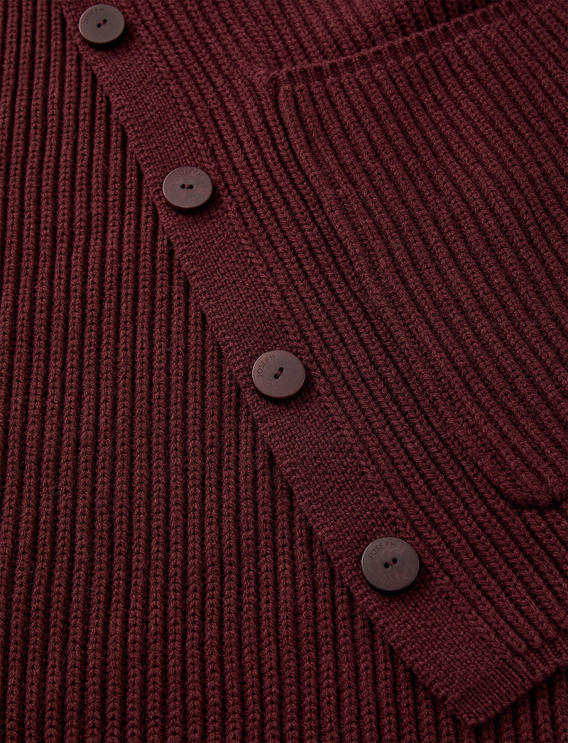 Light Cardigan Stitch Button Scarf 7