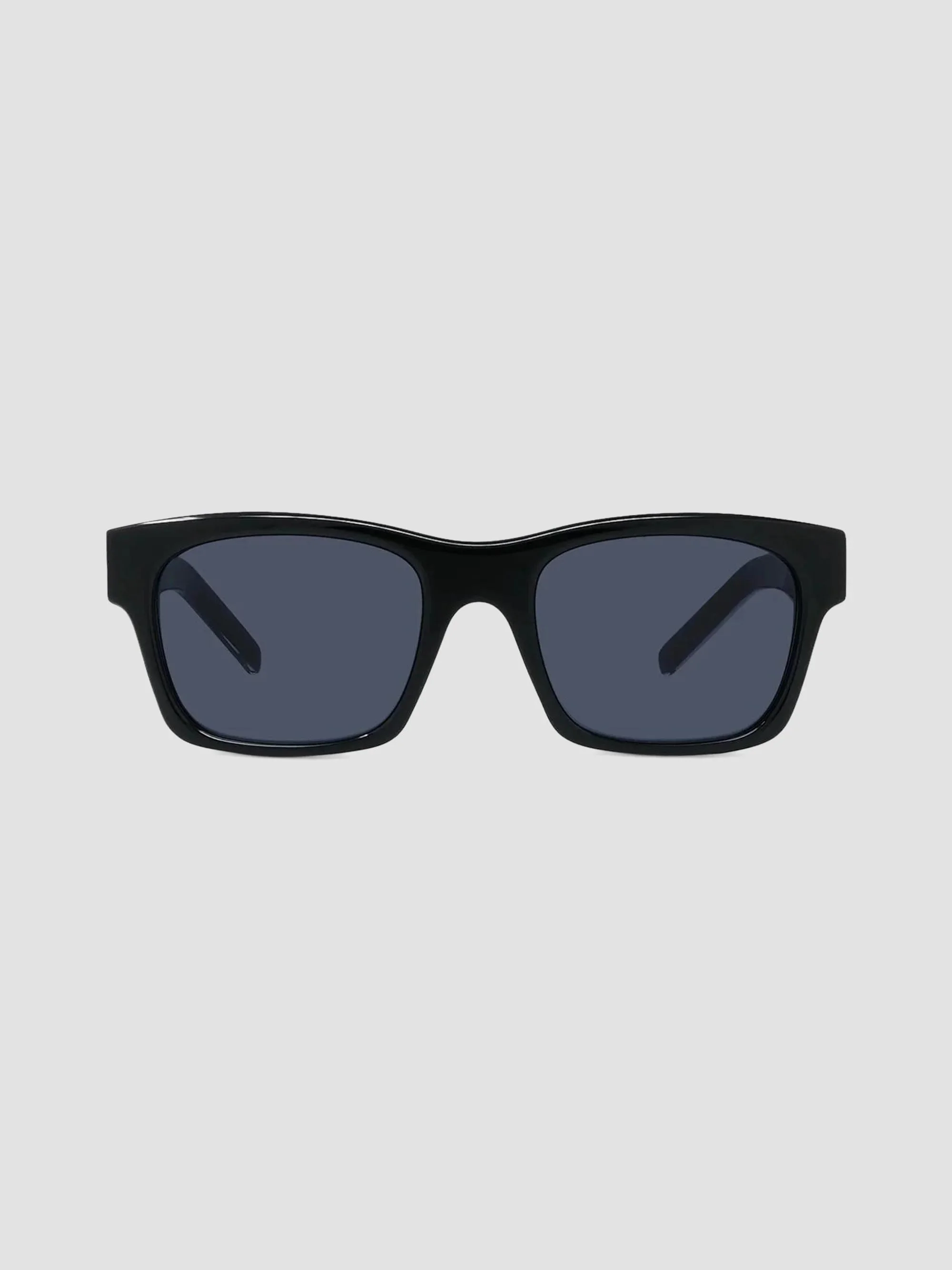 Men's Day 55MM Rectangular Sunglasses - Black - 1