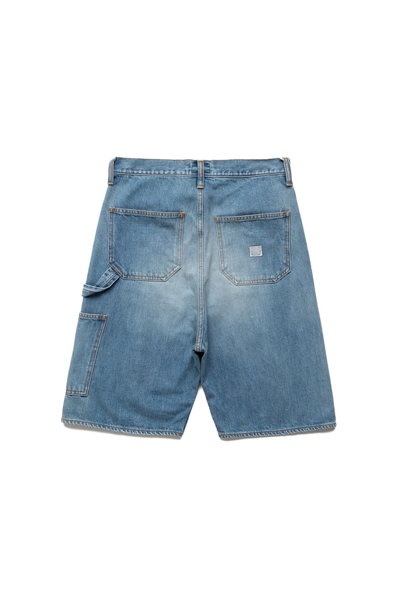 Kapital 14oz Denim Shorts (STUDS Remake) - Faded Indigo outlook