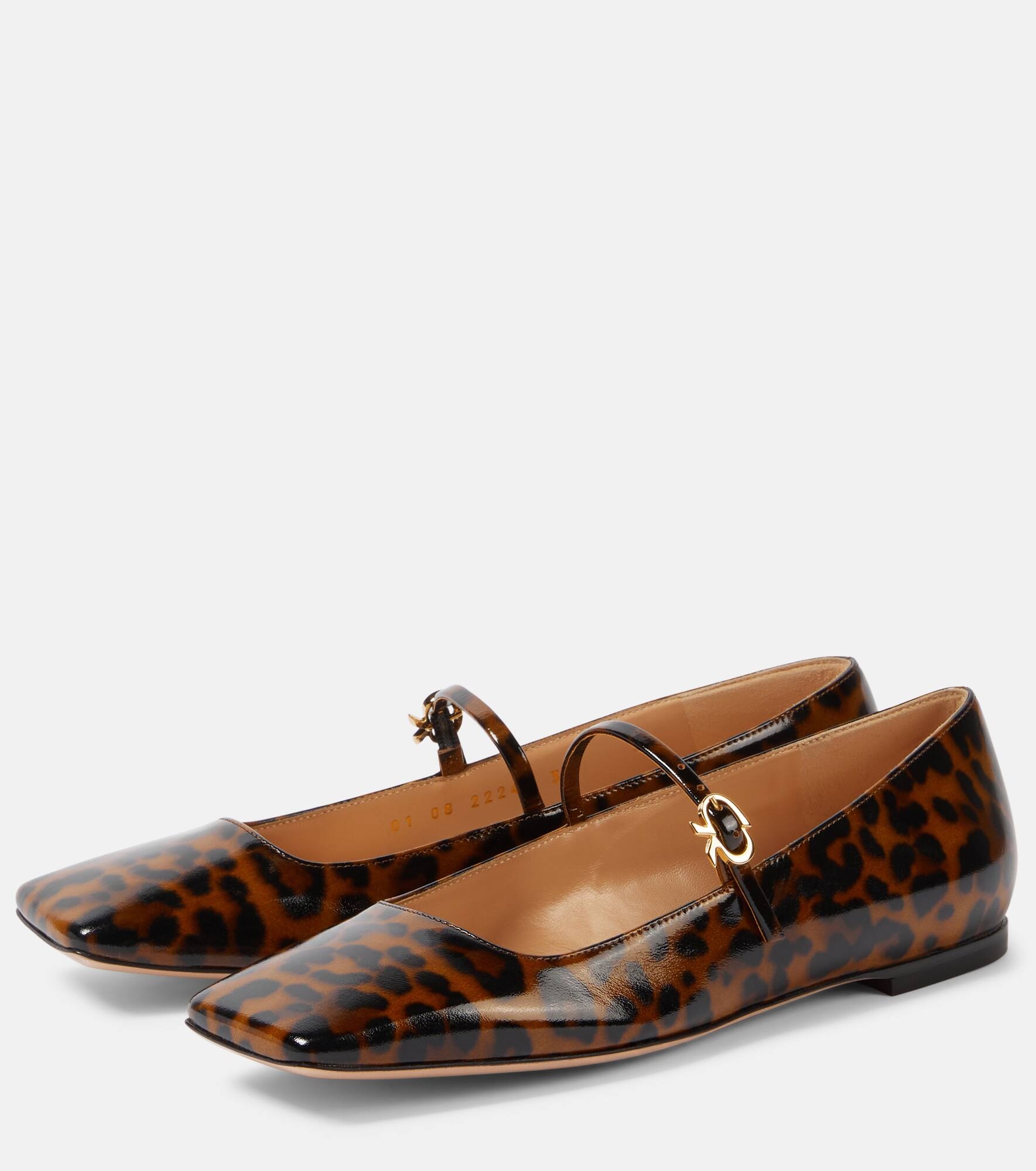Christina patent leather Mary Jane flats - 5