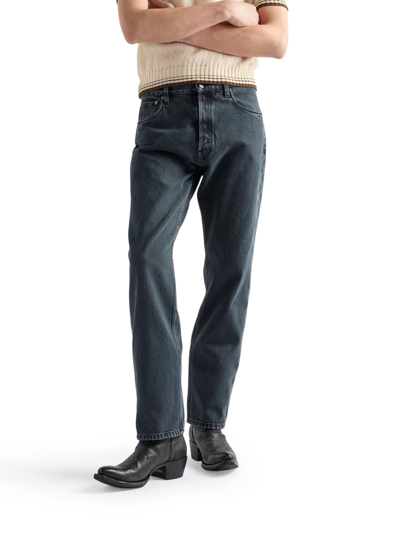 REGULAR DENIM JEANS - 3