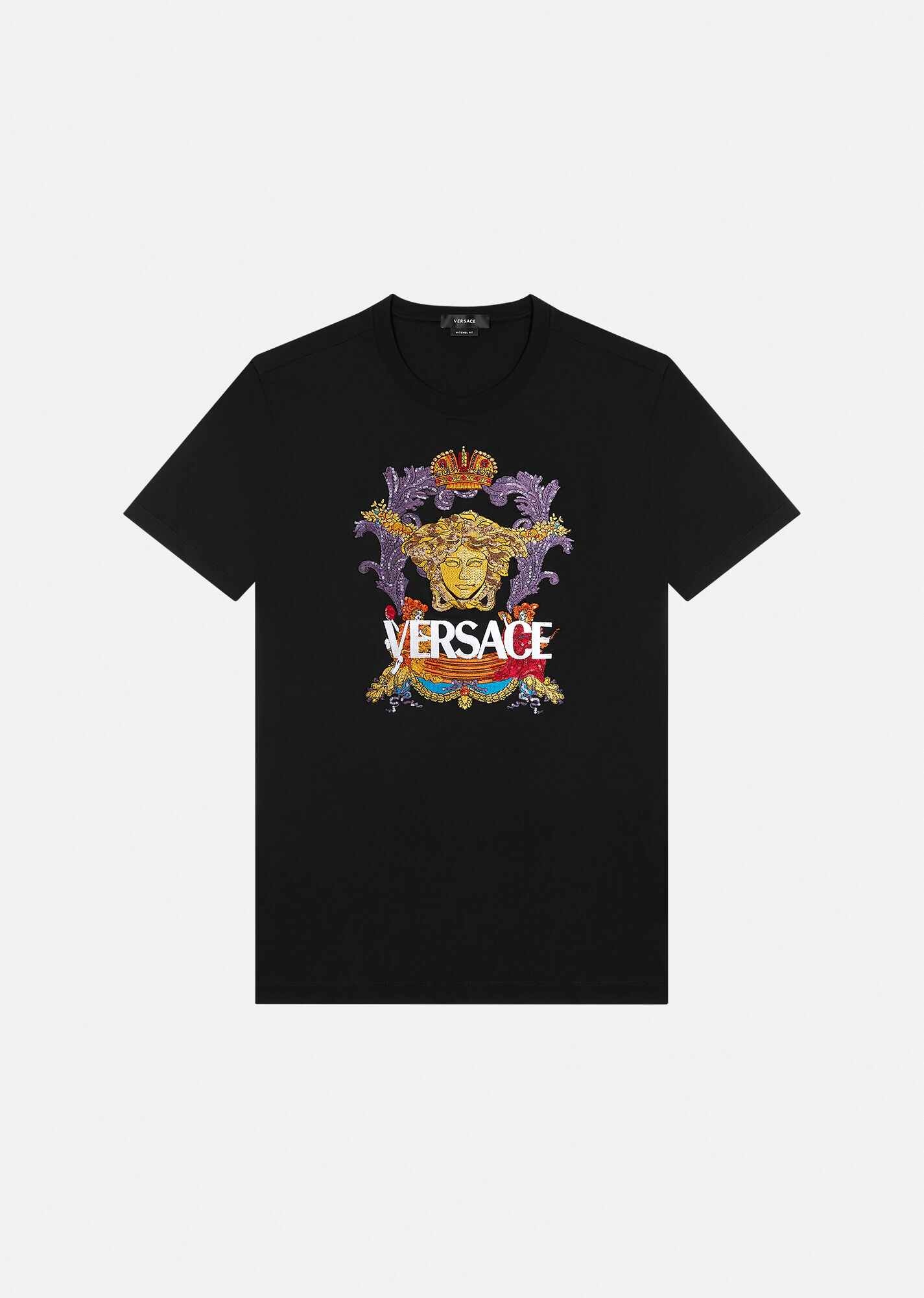 Medusa Embroidered T-Shirt - 1