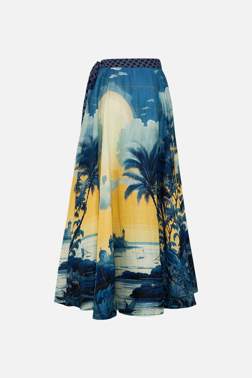MAXI WRAP SKIRT - 7