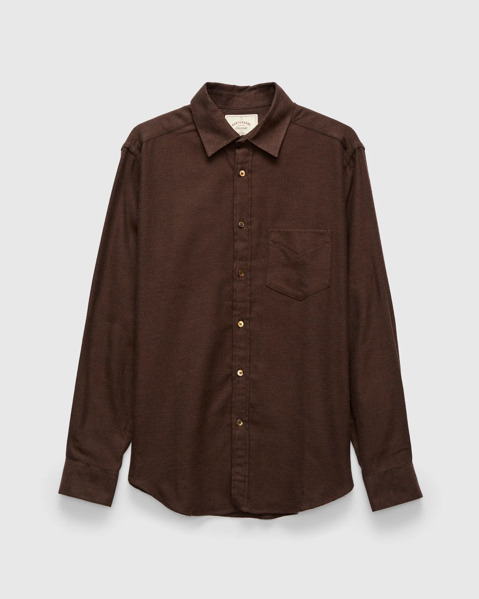 Teca Button-Up Shirt in Brown - 1