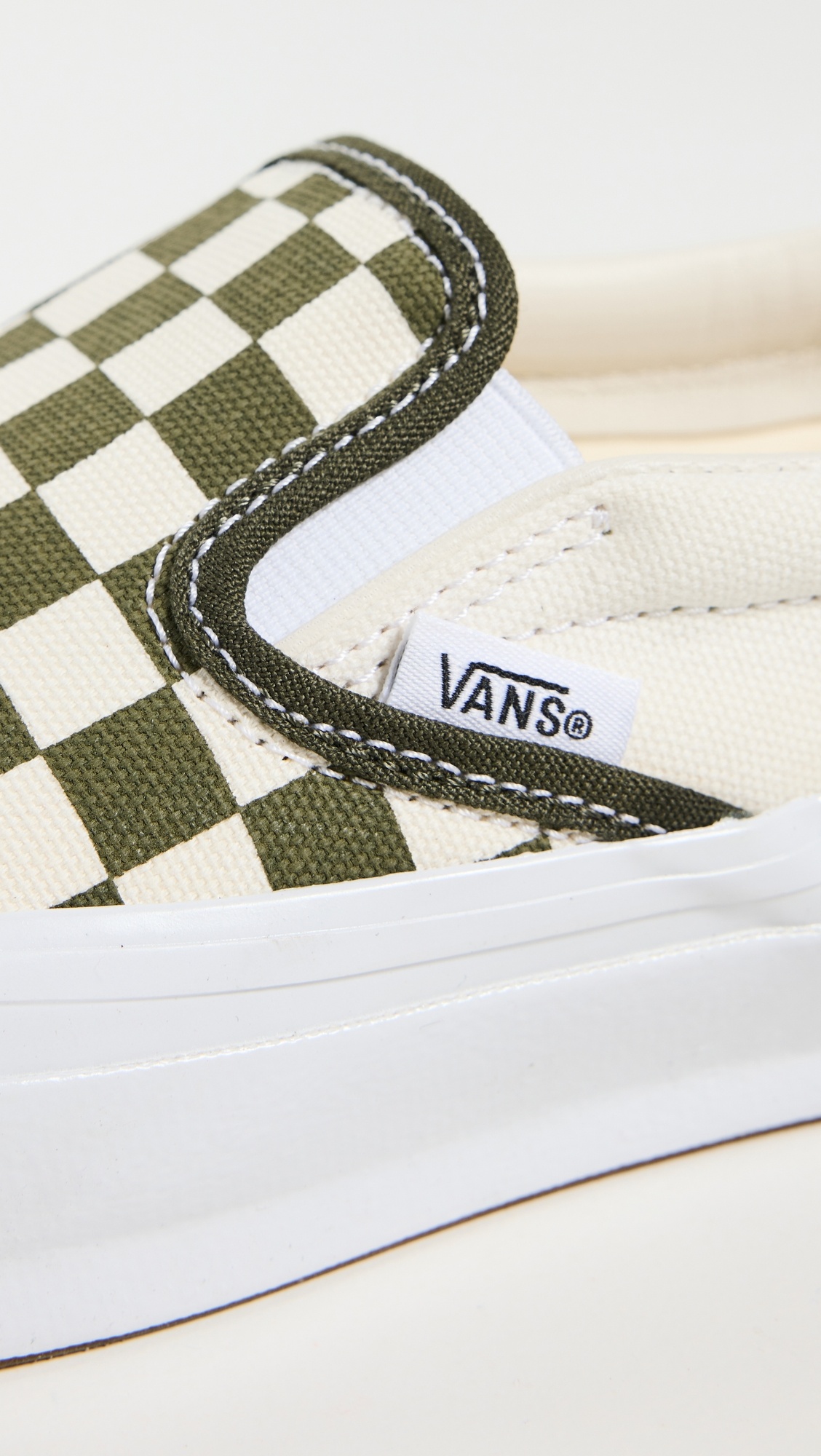 Classic Checkerboard Slip On Sneakers - 5