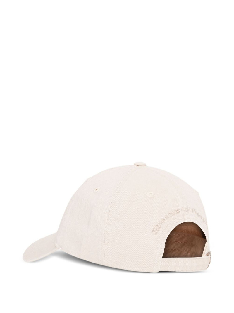 GANNI logo-embroidered cap outlook