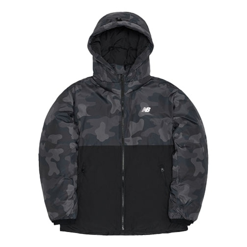 New Balance Camouflage Jacket 'Black Grey' NPA4S013MIX - 1