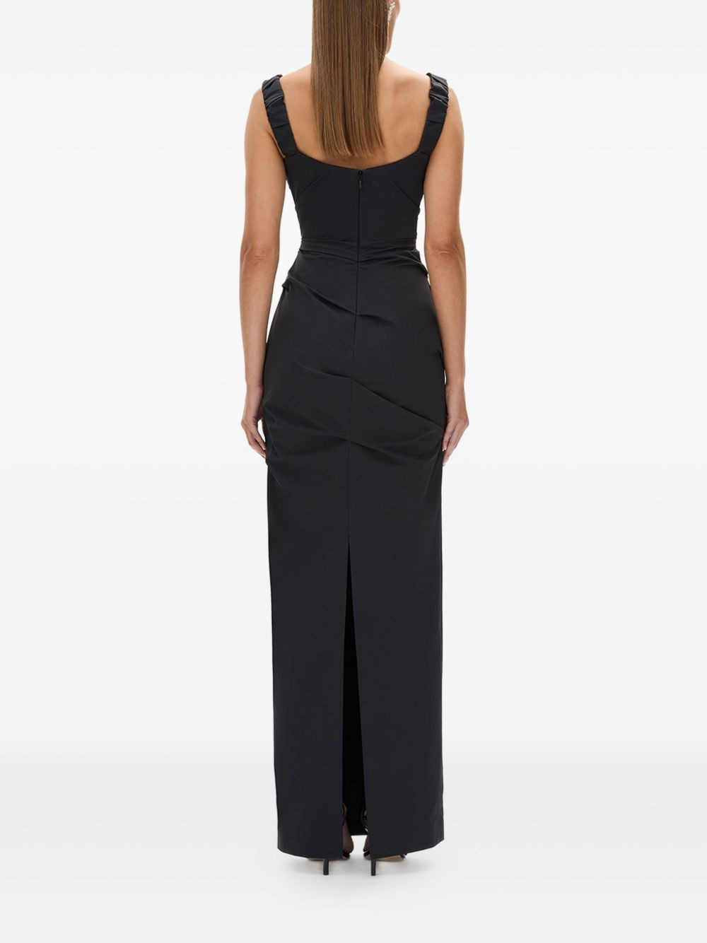 Camille draped cut-out gown - 4
