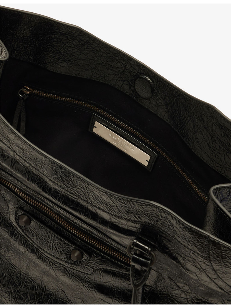 Le City Medium Leather Tote Bag 6