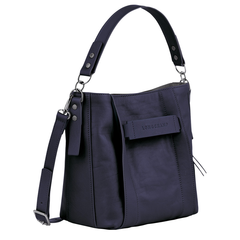 Longchamp 3D S Crossbody bag Bilberry - Leather 3