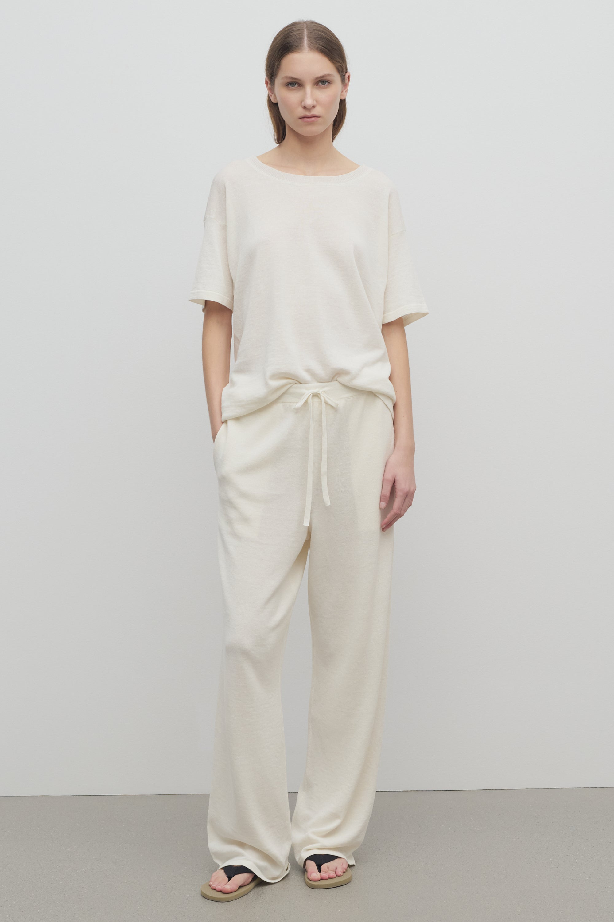 Jory Pants in Linen and Cotton - 3