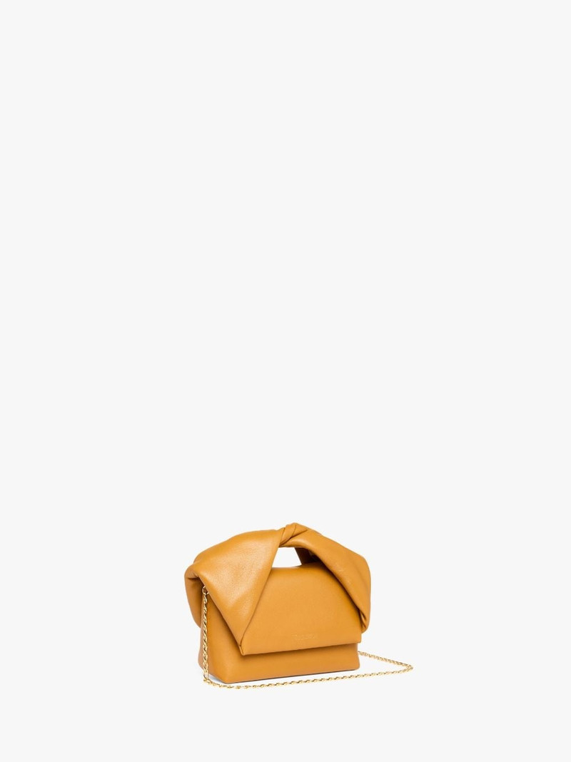 JW Anderson SMALL TWISTER - LEATHER TOP HANDLE BAG outlook
