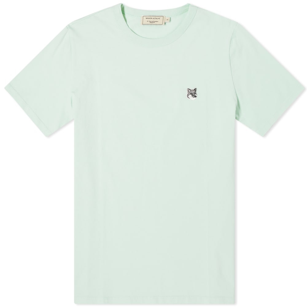 Maison Kitsuné Grey Fox Head Patch Classic Tee - 1