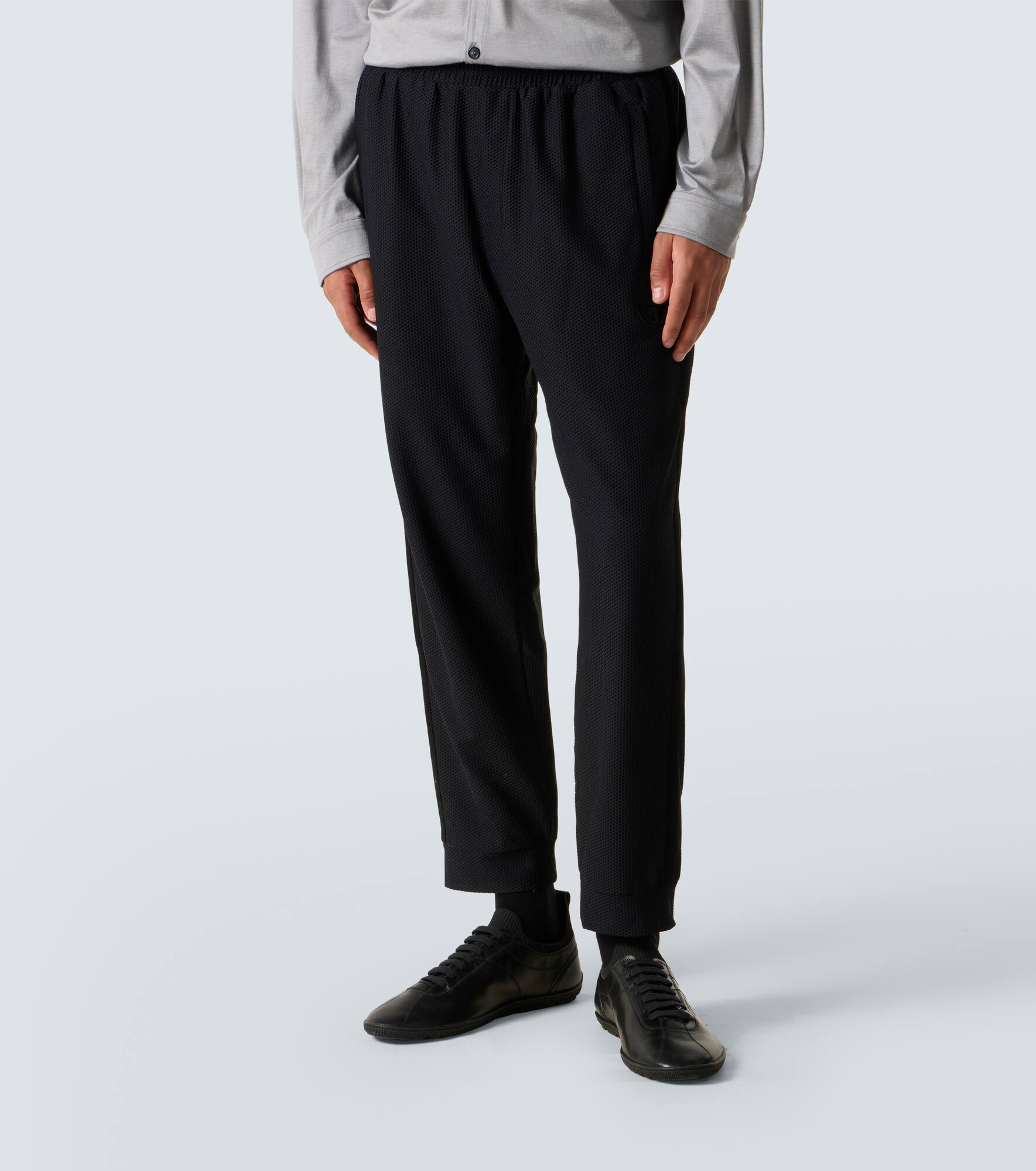 Gaufré straight pants - 3