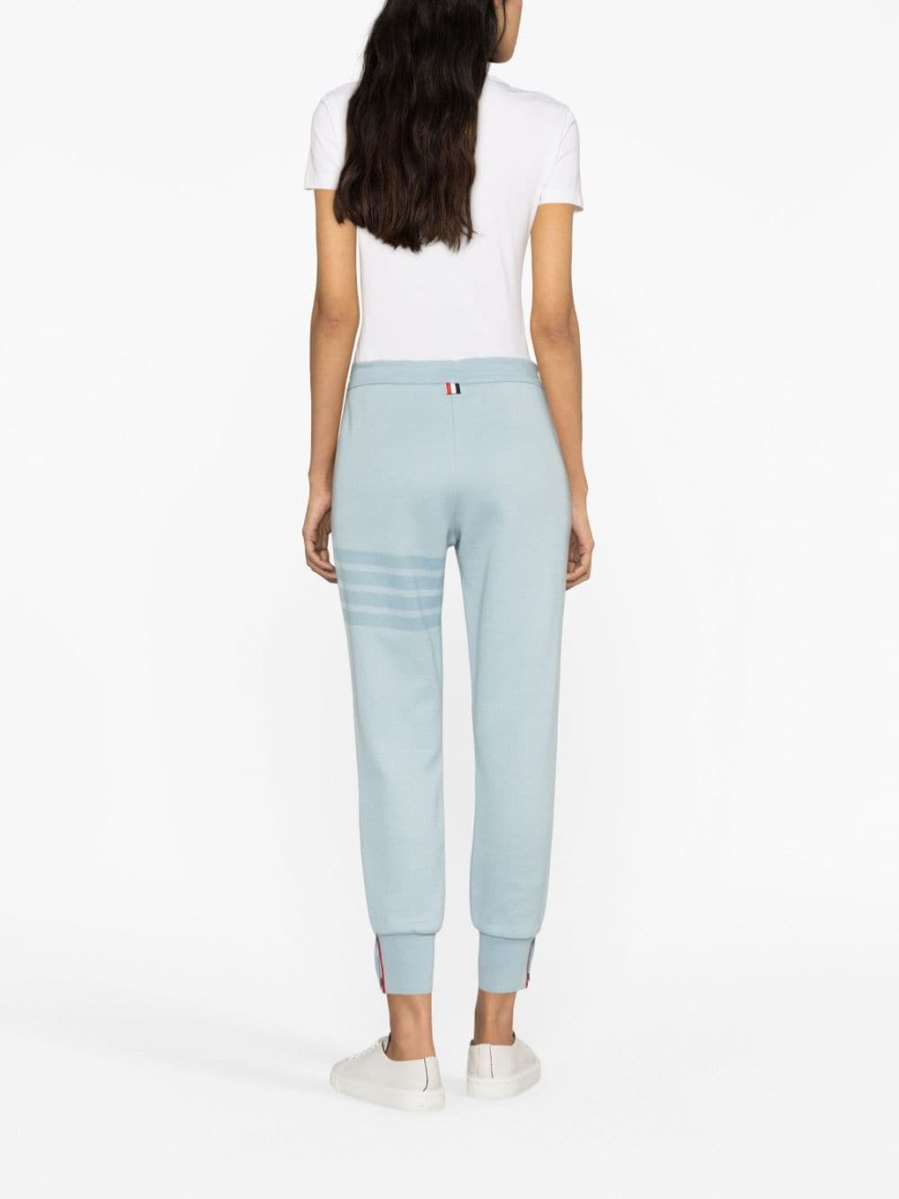 4-Bar-stripe cotton track pants - 4