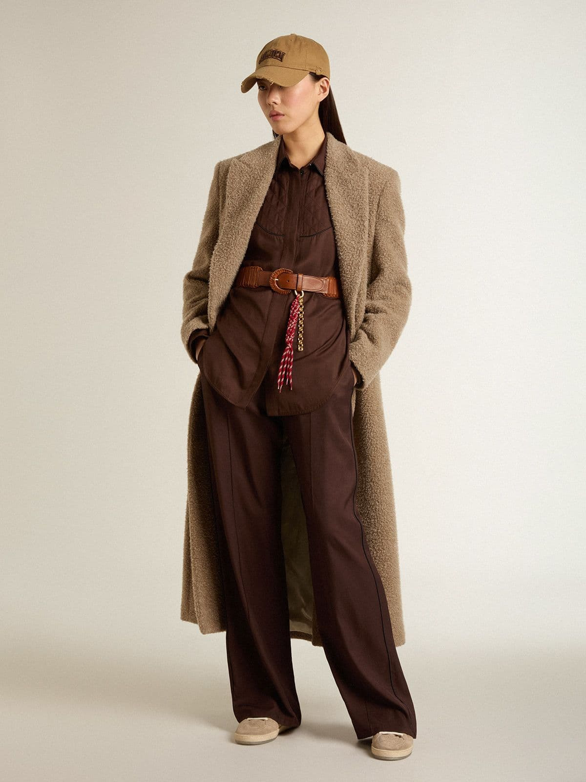Women's brown jogging pants - 3