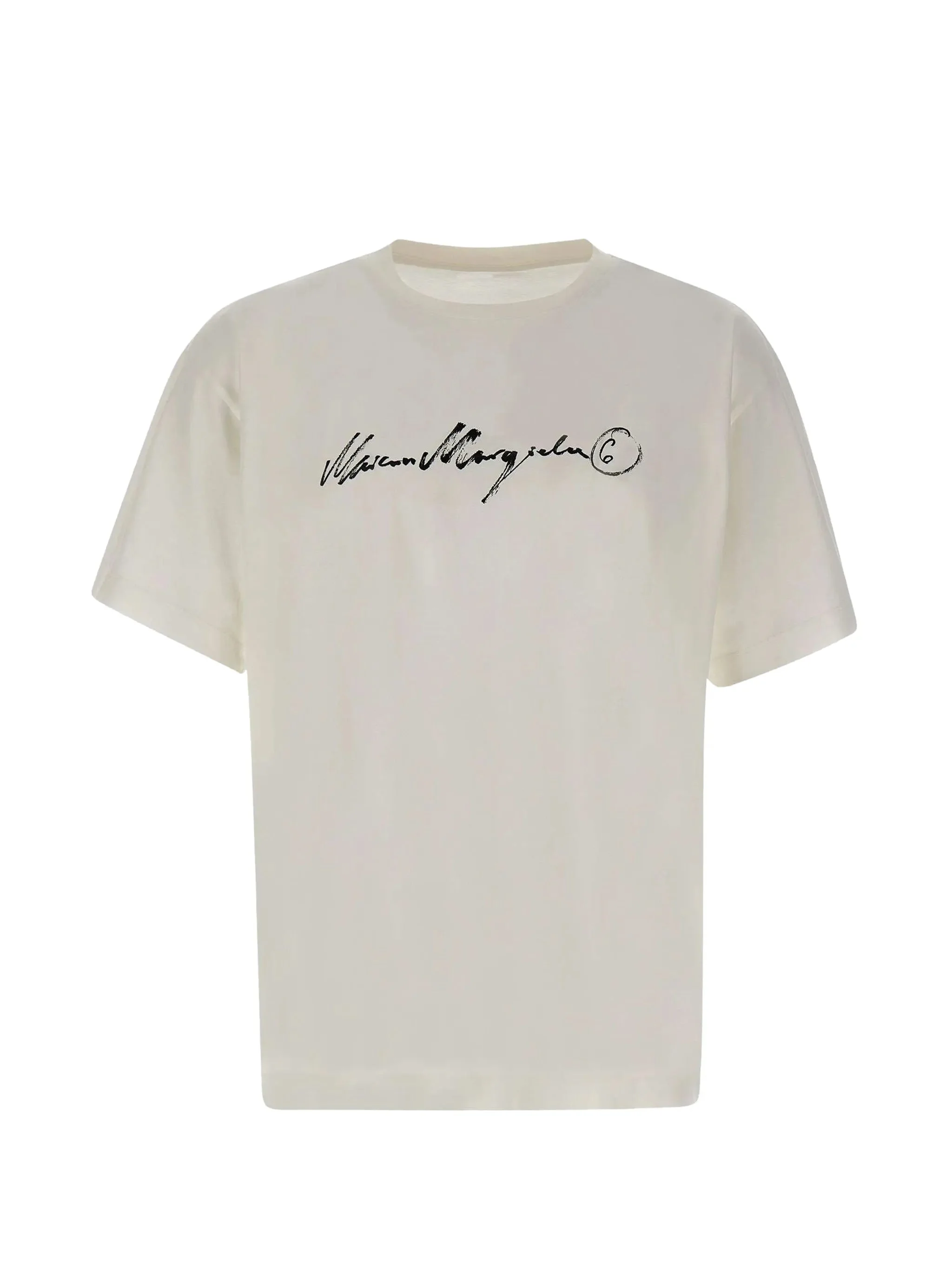 Mm6 Maison Margiela Signature-print T-shirt - 1