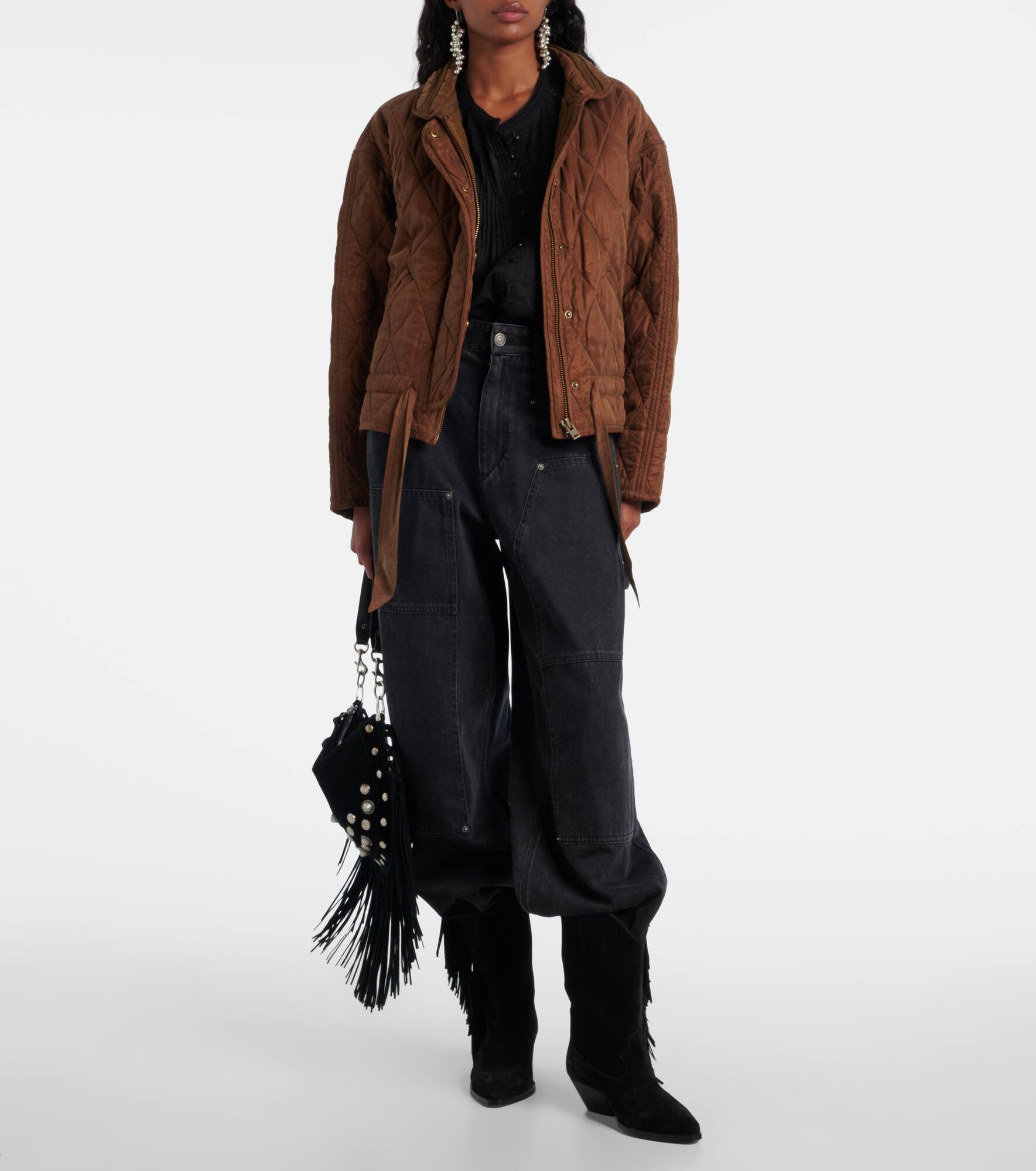 Zakiane quilted satin jacket - 2