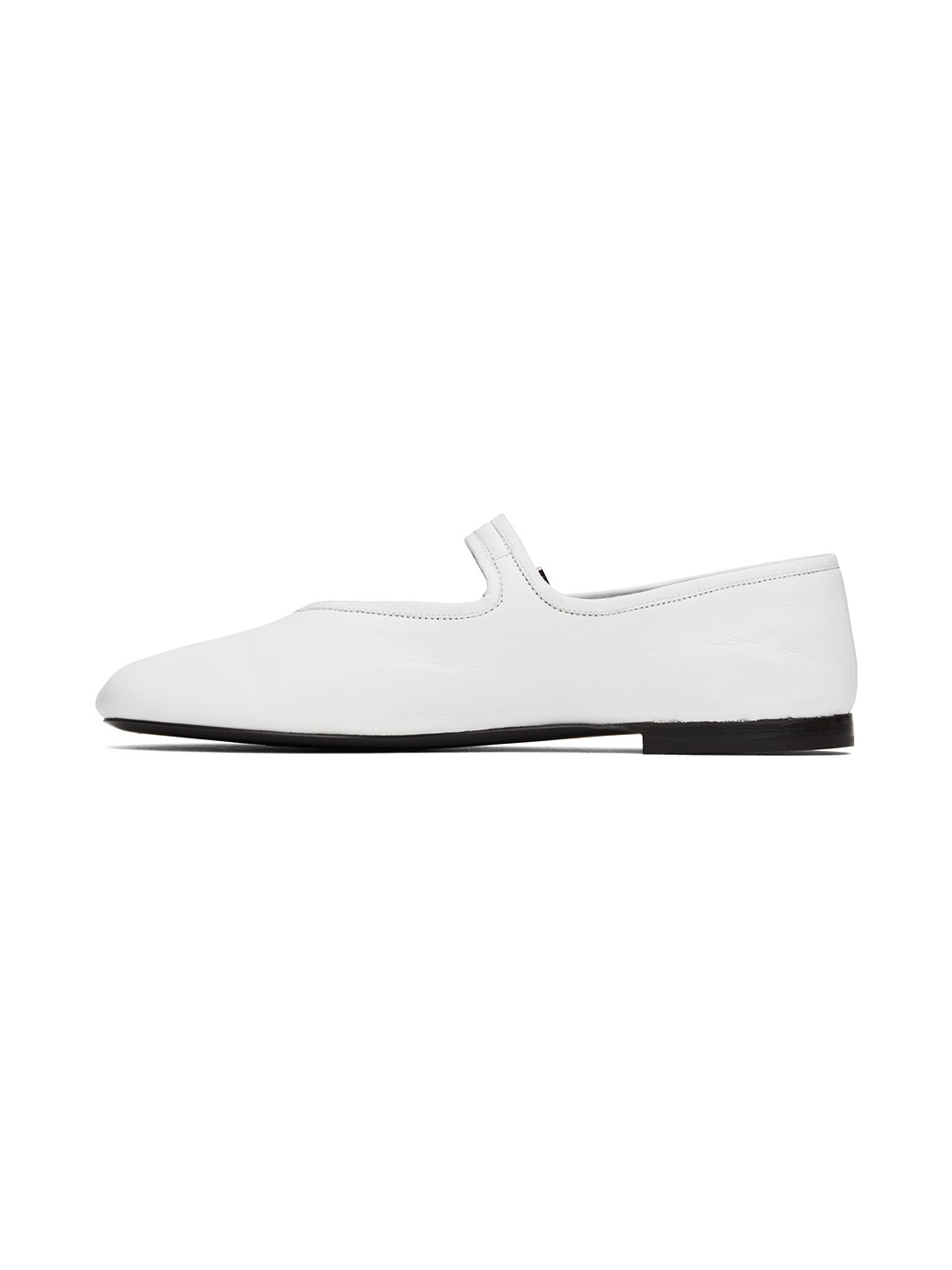 White Boheme MJ Ballerina Flats - 3