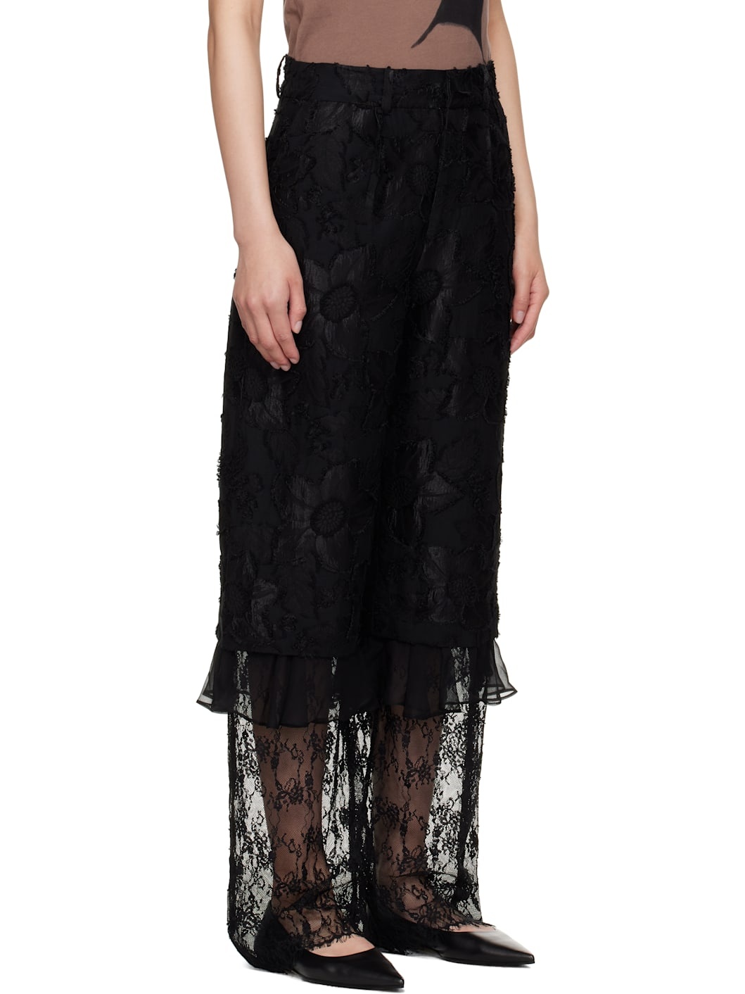 Black Geranium Trousers - 2