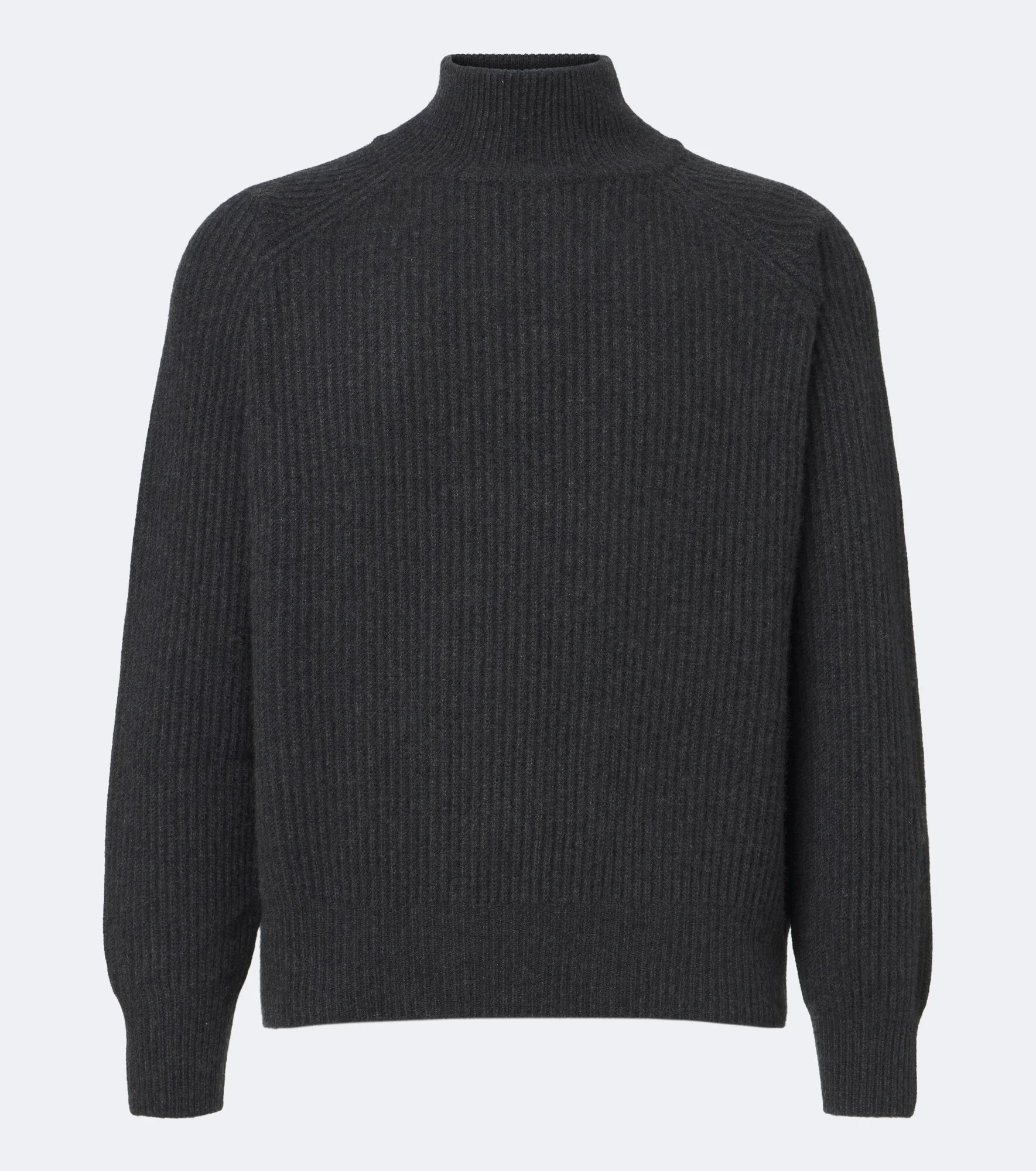 Ribbed-knit cashmere sweater - 1