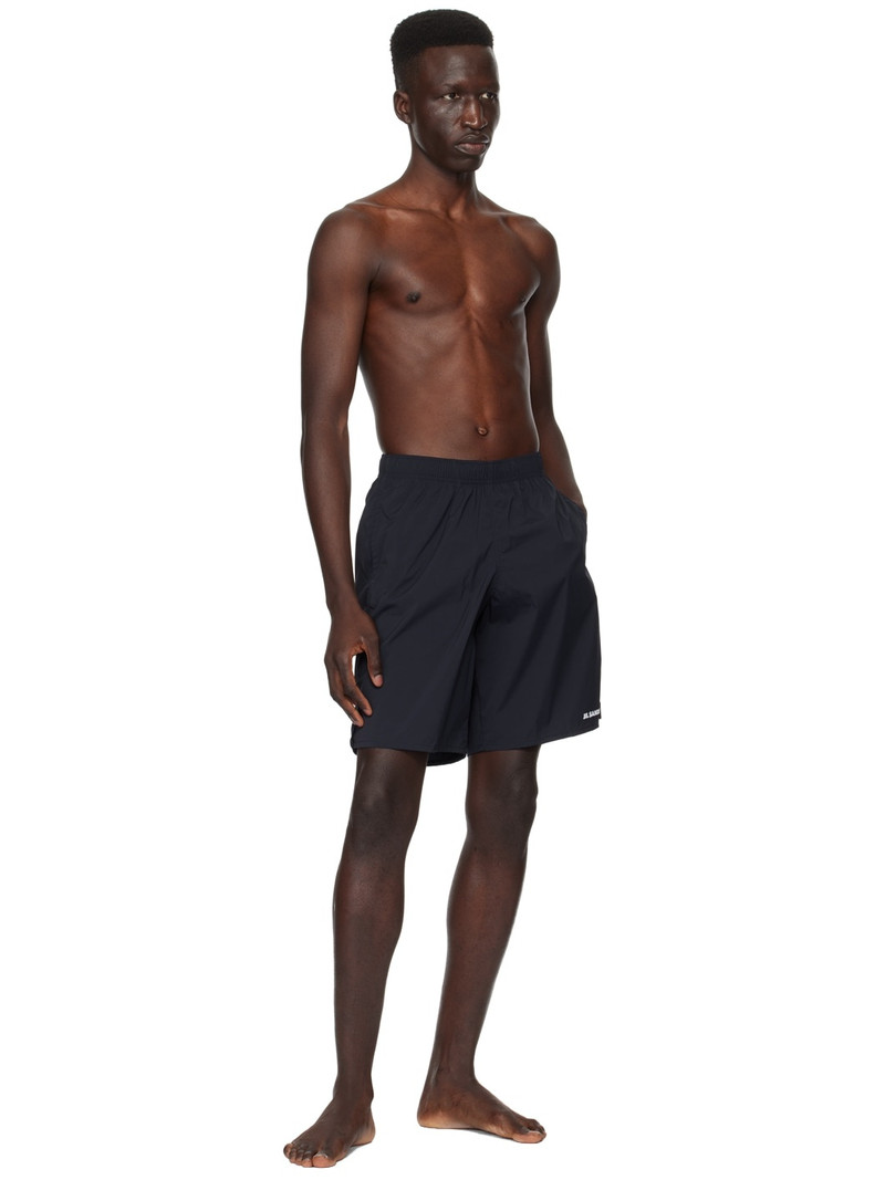 Jil Sander Navy Printed Swim Shorts outlook