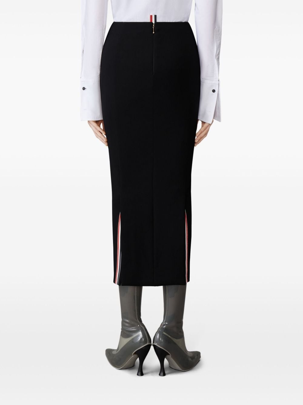 wool hobble skirt - 5