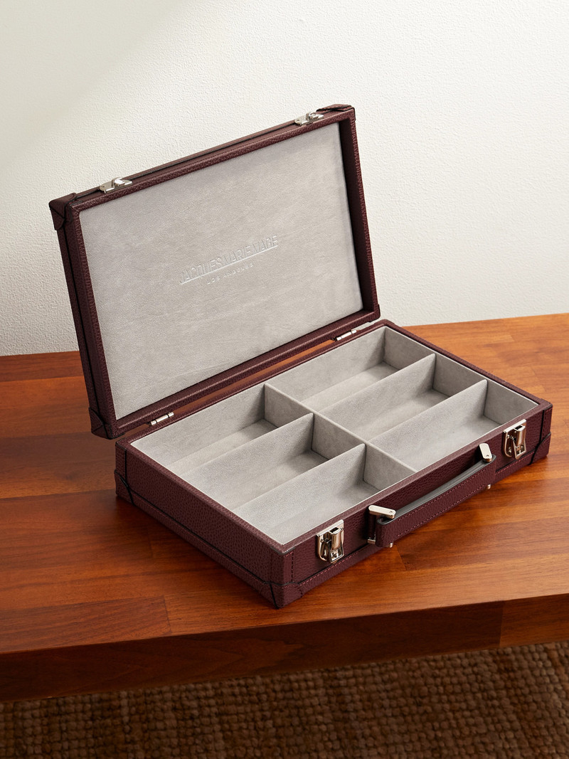 Large Full-Grain Leather Collector's Case 1