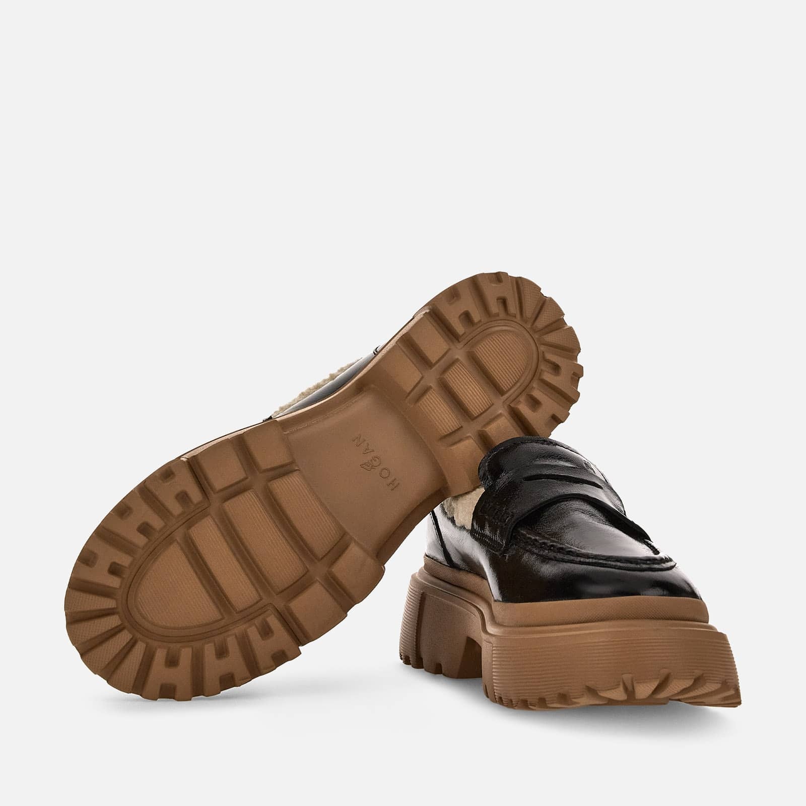 Loafers Hogan H629 Beige Black - 5
