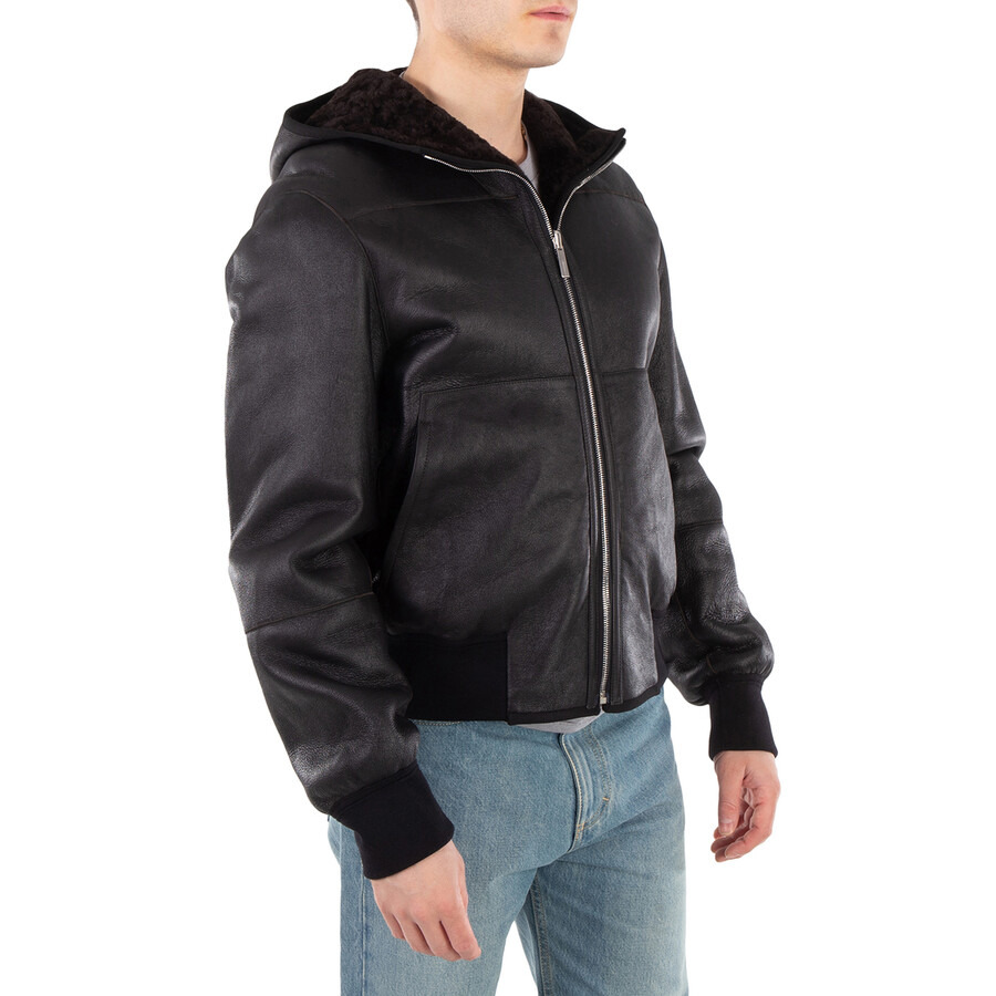 Ferragamo Shearling Reversible Hooded Blouson Jacket - 2