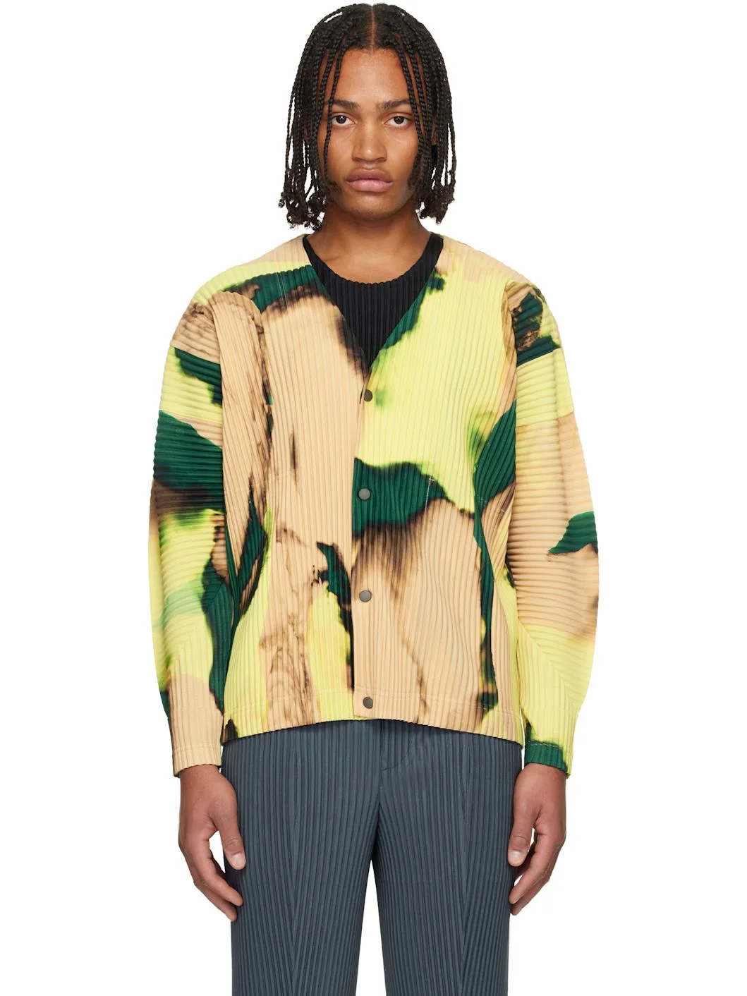 Multicolor Agate Cardigan - 1